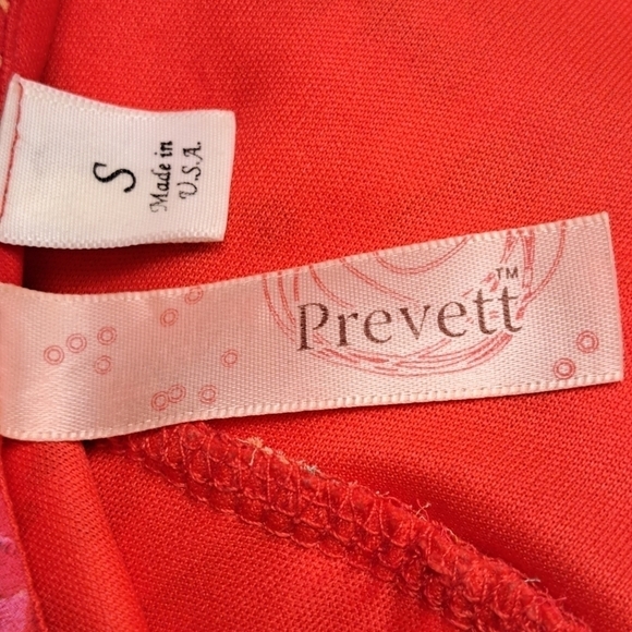 Prevett Sleeveless Floral Bodice & A Semi Sheer Dress   Size S - Picture 5 of 5